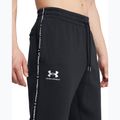 Men's Under Armour Icon Fleece Jgr black/white trousers 4