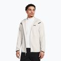Men's sweatshirt Under Armour Unstoppable Fleece Full Zip HD summit white/black