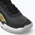 Under Armour Spawn 7 basketball shoes black/metallic gold/black 7