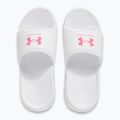 Under Armour Ignite Select women's flip-flops white/white/super pink 4