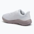 Women's running shoes Under Armour Charged Pursuit 4 white/white/purple prime 3