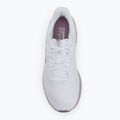 Women's running shoes Under Armour Charged Pursuit 4 white/white/purple prime 5