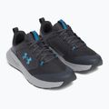 Men's training shoes Under Armour Commit 4 anthracite/steel/ether blue 3