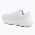 Women's running shoes Under Armour Charged Pursuit 4 white/white/metallic silver 3