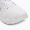 Women's running shoes Under Armour Charged Pursuit 4 white/white/metallic silver 7