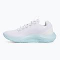 Women's training shoes Under Armour Dynamic 2 white/stream/metallic silver 2