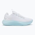 Women's training shoes Under Armour Dynamic 2 white/stream/metallic silver 2