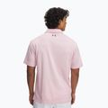 Under Armour Tech Polo prime pink/pitch gray men's polo shirt 2