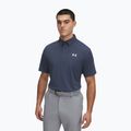 Men's polo shirt Under Armour Tee To Green Pique Polo downpour gray/white