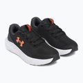 Men's running shoes Under Armour Charged Surge 4 black/anthracite/ares red 3