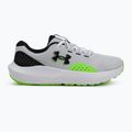 Men's running shoes Under Armour Charged Surge 4 white/hyper green/black 2