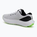Men's running shoes Under Armour Charged Surge 4 white/hyper green/black 3