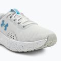 Women's running shoes Under Armour Charged Surge 4 distant gray/halo gray/ether blue 7