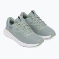 Women's training shoes Under Armour Charged Aurora 2+ silica green/white/metallic silica 10