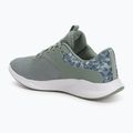 Women's training shoes Under Armour Charged Aurora 2+ silica green/white/metallic silica 3