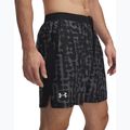 Men's running shorts Under Armour Launch 7" Print castlerock / anthracite / reflective 4