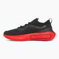 Men's shoes Under Armour Phantom 4 black/lava red/metallic silver 9