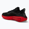 Men's shoes Under Armour Phantom 4 black/lava red/metallic silver 3