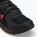 Men's running shoes Under Armour Charged Bandit Trail 3 black/black/fire 7