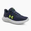 Men's running shoes Under Armour Phade RN 3 downpour gray/downpour gray/hyper green
