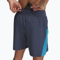 Men's running shorts Under Armour Launch Pro 7" downpour gray / ether blue / reflective 4