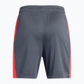 Children's football shorts Under Armour Challenger Knit downpour gray / fire / white 2