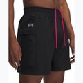 Men's running shorts Under Armour Trail Run 5" black / reflective 4