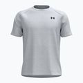 Men's training T-shirt Under Armour Tech Textured distant gray/black
