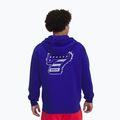 Men's sweatshirt Under Armour Project Rock Icon Fleece FZ royal/black/black 2