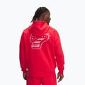 Men's sweatshirt Under Armour Project Rock Icon Fleece FZ lava red 2