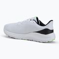 Men's running shoes Under Armour Charged Pursuit 4 white/black/hyper green 3