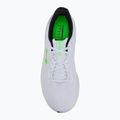Men's running shoes Under Armour Charged Pursuit 4 white/black/hyper green 5