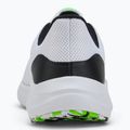 Men's running shoes Under Armour Charged Pursuit 4 white/black/hyper green 6