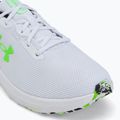Men's running shoes Under Armour Charged Pursuit 4 white/black/hyper green 7