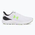Men's running shoes Under Armour Charged Pursuit 4 white/black/hyper green 8