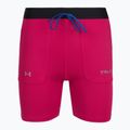 Women's shorts Under Armour Trail Run Fitted shaded fuchsia/black