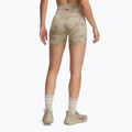 Women's training shorts Under Armour Project Rock Middy city khaki / black 3