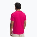 Men's running T-shirt Under Armour Trail Run shaded fuchsia/reflective 2