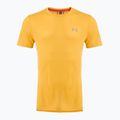 Men's running T-shirt Under Armour Trail Run noble gold/reflective