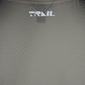 Men's running T-shirt Under Armour Trail Run Zip stone/noble gold/reflective 5