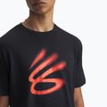 Basketball T-shirt Under Armour Curry Playable 1 Tee black/fire 3