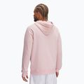 Men's sweatshirt Under Armour Rival Fleece Hoodie prime pink/white 2
