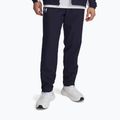Men's trousers Under Armour Rival Woven Windbreaker Pant midnight navy/midnight navy/white