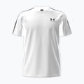 Men's training T-shirt Under Armour Icon Heavyweight Tee Taping white/black