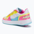 Heelys Rezerve FN children's shoes white/neon pink/aqua/neon yellow 3