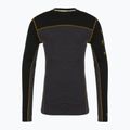 Men's thermal longsleeve Smartwool Classic Thermal Merino Base Layer Colorblock Crew Boxed charcoal/honey gold 4
