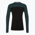 Men's thermal base layer sweatshirt Smartwool Classic Thermal Merino Base Layer Colorblock Crew Boxed twilling blue/black 3