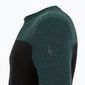 Men's thermal base layer sweatshirt Smartwool Classic Thermal Merino Base Layer Colorblock Crew Boxed twilling blue/black 5