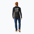 Men's longsleeve Smartwool Merino Hemp Blend Gear Up Graphic black heather 2