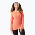 Women's thermal base layer sweatshirt Smartwool Merino 250 Baselayer Crew Boxed coral reef